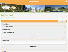 Tablet Screenshot of bookings.sullivans.com.au